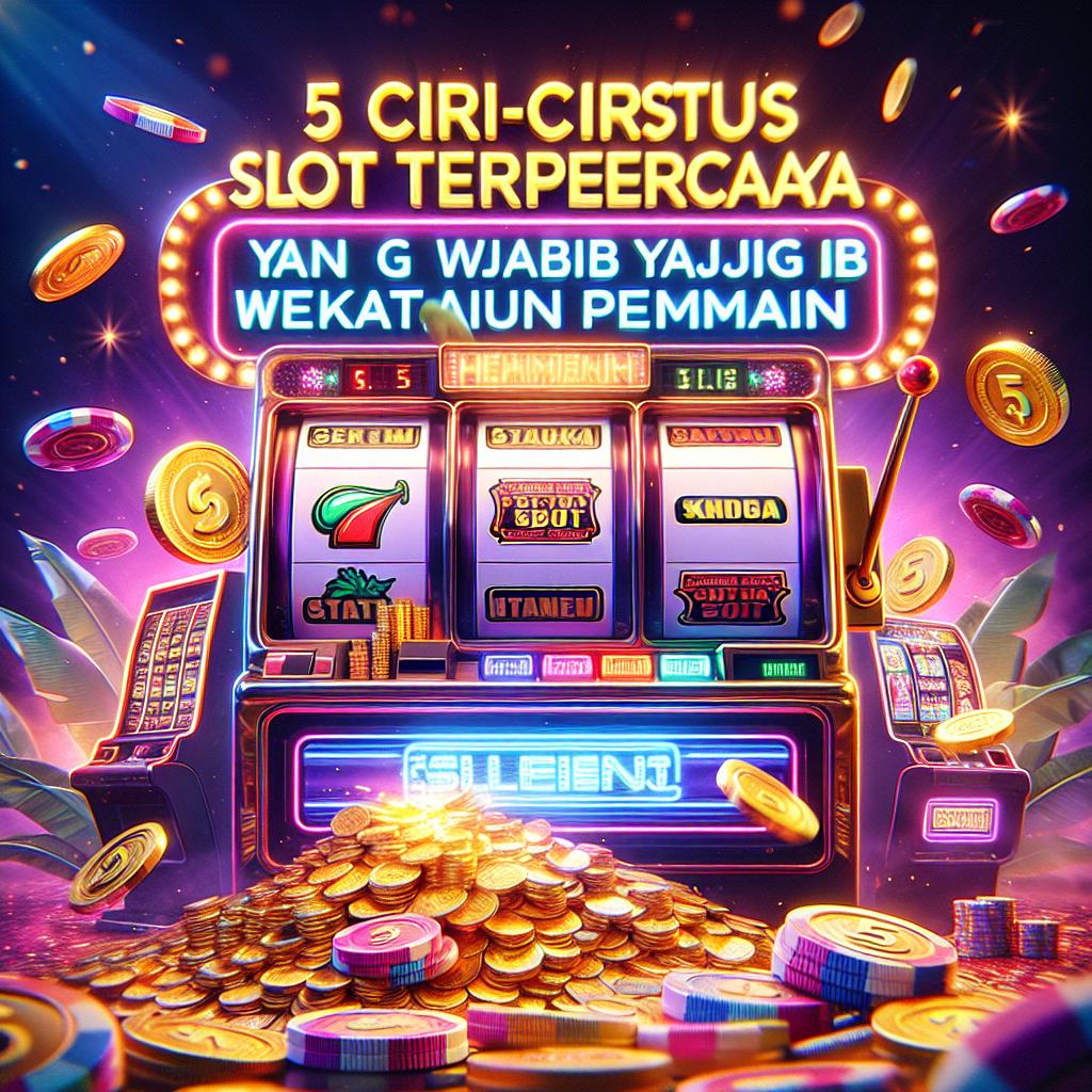 5 Ciri-Ciri Situs Slot Terpercaya yang Wajib Diketahui Pemain